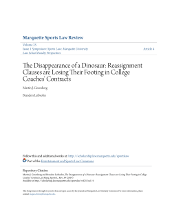 Reassignment Clauses are Losing Their Footing in College