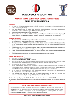document - Malta Golf Association