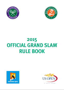 2015 official grand slam rule book