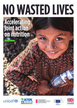 accelerating joint action on nutrition