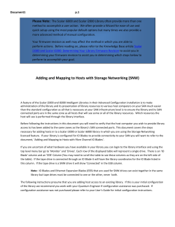 Adding and Mapping to Hosts with Storage Networking (SNW)