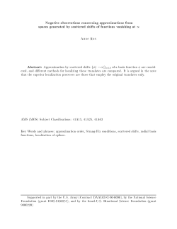 Negative observations concerning
