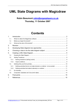 State Machine Diagram Tutorial