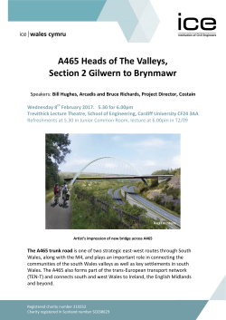 A465 Heads of The Valleys, Section 2 Gilwern to Brynmawr