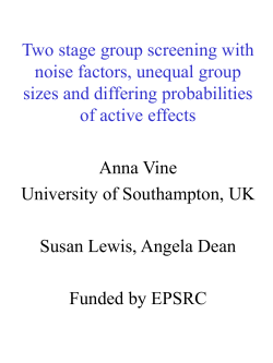 Software Results - IGS - University of Southampton