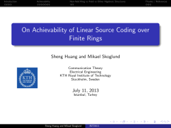On Achievability of Linear Source Coding over Finite Rings