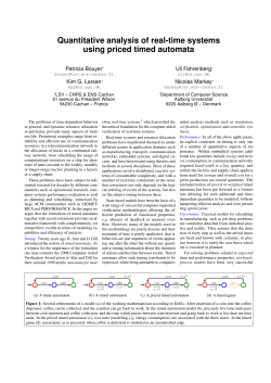 Quantitative analysis of real-time systems using