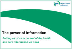 Information Strategy - National Information Governance Board