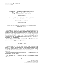 Semisimple Rings and Von Neumann Regular Rings of Generalized