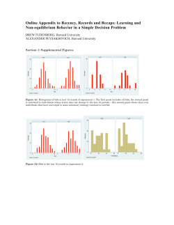 Recaps - Online Appendix