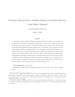 Stochastic Discount Factor Volatility Bound and Portfolio Selection