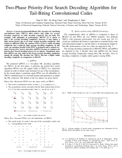 Two-Phase Priority-First Search Decoding Algorithm for Tail