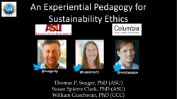 An Experiential Pedagogy for Sustainability Ethics