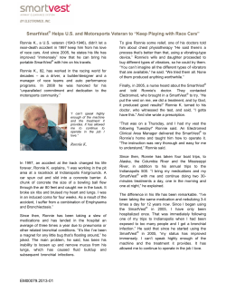 SmartVest Helps US and Motorsports Veteran to &ldquo;Keep Playing with