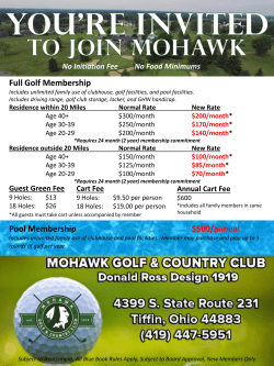 Full Golf Membership Pool Membership $500/annual