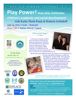Kona ECE Free Public Lecture - College of Education, The