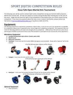 Sioux Falls Open Martial Arts Tournament