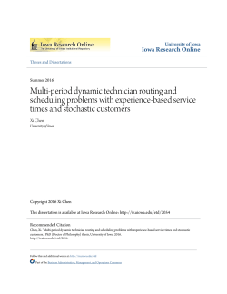 Multi-period dynamic technician routing and scheduling problems