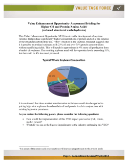 (VEO) involves the development of soybean varieties that produce