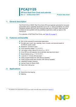 PCA21125 - NXP Semiconductors
