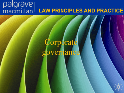 Corporate Law - Macmillan Publishers