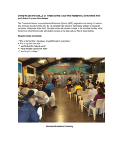 During the past two years, 29 jail inmates earned a GED while