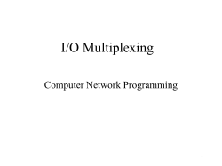 I/O Multiplexing