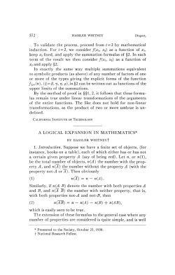 572 To validate the process, proceed from t = 2 by mathematical