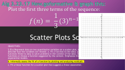 Scatter Plots Scoot