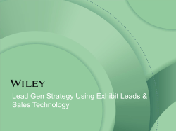 969 KB / PPT - WileyExhibits.com
