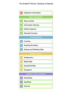 Fire Emblem&trade; Echoes - Nintendo of Europe