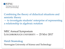PowerPoint-presentasjon - Loughborough University