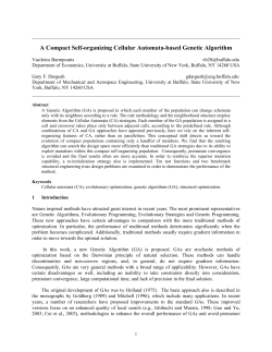 A Compact Self-organizing Cellular Automata-based