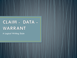 CLAIM DATA WARRANT