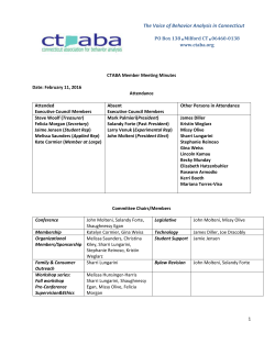 February 2016 Meeting Minutes