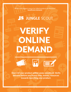 Don`t let your product wither away unnoticed. Verify demand before