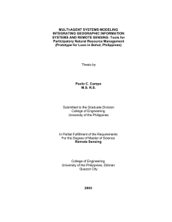 MULTI-AGENT SYSTEMS MODELING INTEGRATING