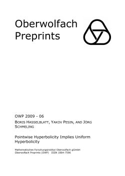 Pointwise hyperbolicity implies uniform