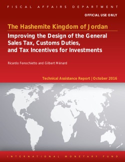 The Hashemite Kingdom of Jordan