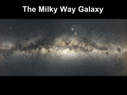 Chapter 14: The Milky Way Galaxy