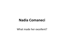 Nadia comaneci