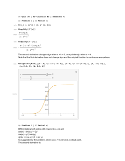 The second derivative changes sign when x + k = 0, or equivalently