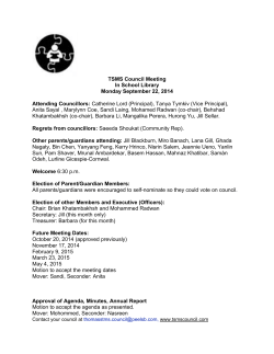 Sep TSMS meeting Minutes