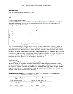 Experiment # 1 - barnes report