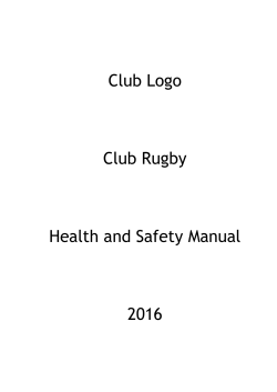 Club Health and Safety Policy