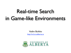 Real-time Search in Game