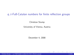 q,t-Fu&szlig;-Catalan numbers for finite reflection groups