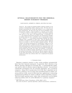 Optimal measurements for the dihedral hidden