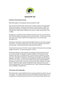 Salaried GP role - New Road Surgery