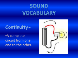 Sound Vocabulary Feedback